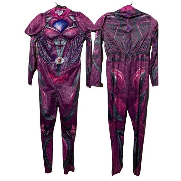 Power Rangers Movie Pink Ranger Deluxe size L 10/12 SABAN Licensed Costume - Picture 1 of 8